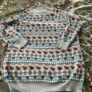 Fox fair isle sweater